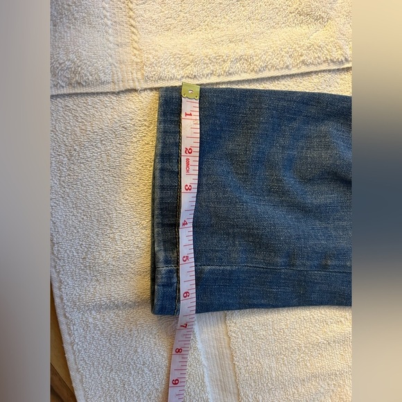 Harley-Davidson Blue Boyfriend Jeans with Distressed Look - Picture 7 of 7